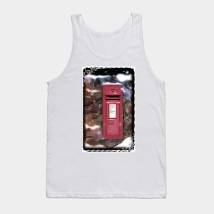 Traditional Red Post Box Christmas design { version 2 } Tank Top